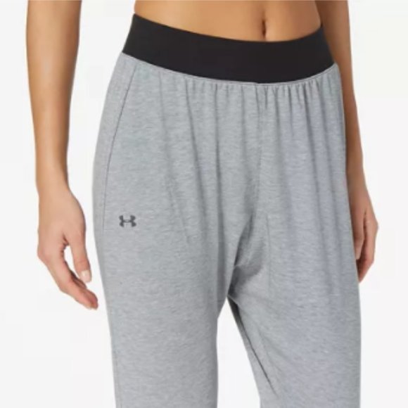 Under Armour Modal Tapered Slouch Pants Style# 1318415 - Gray, Size XS - Picture 3 of 16